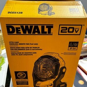 Brand new DeWALT job site fan, never used